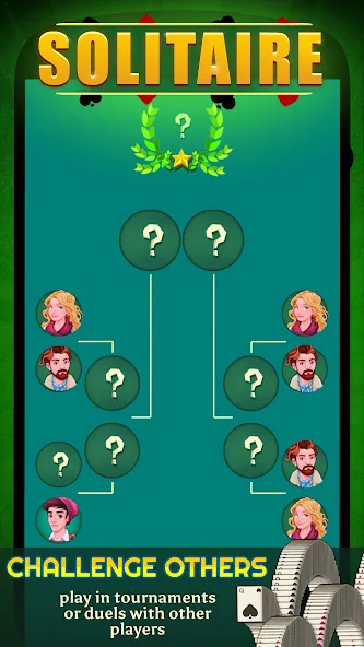 Solitaire - Offline Card Games Mod APK Без рекламы и все карты открыты — Скачать на Андроид — скриншот 3
