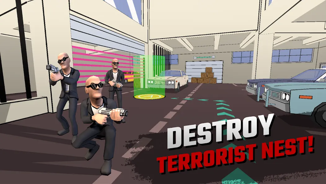 Взлом FPS Shooter game: Miss Bullet — Безлимитные патроны и оружие — скриншот 1