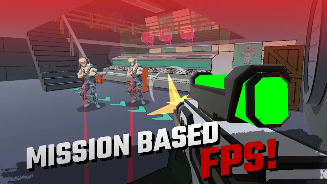 Взлом FPS Shooter game: Miss Bullet — Безлимитные патроны и оружие — скриншот 3