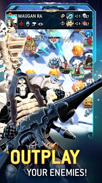 Скачать взломанную Warhammer 40,000: Tacticus — Безлимитные ресурсы и усиленные бойцы — скриншот 2