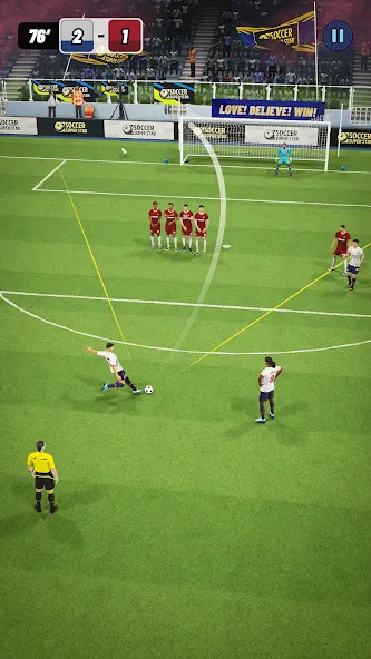 Скачать Soccer Superstar на Андроид — Безлимитные деньги и энергия — скриншот 1