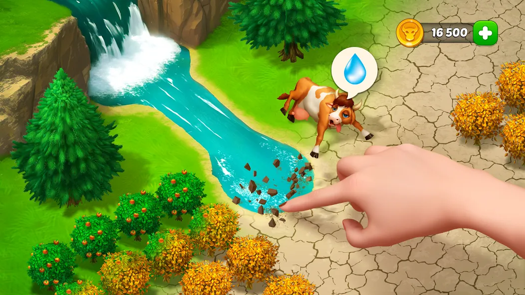 Wild West: Farm Town Build (Мод Безлимитные монеты и ресурсы) — скриншот 2