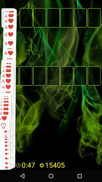 All In a Row Solitaire на Андроид — Мод Без рекламы и все карты открыты — скриншот 2