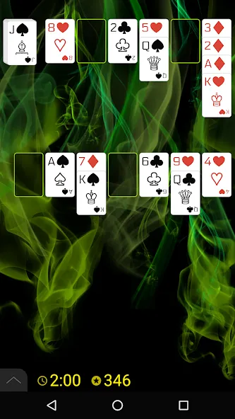 All In a Row Solitaire на Андроид — Мод Без рекламы и все карты открыты — скриншот 3
