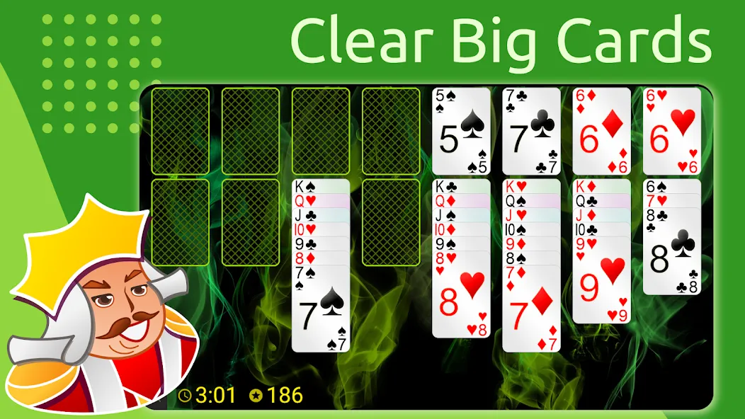 Скачать взлом FreeCell на Андроид — Открыты все уровни и подсказки — скриншот 3