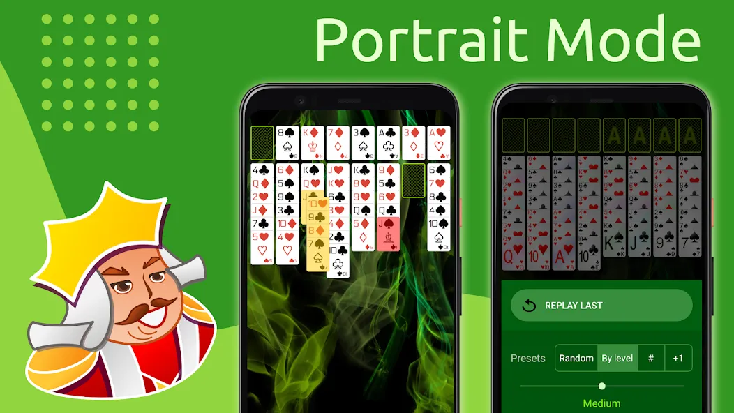 Скачать взлом FreeCell на Андроид — Открыты все уровни и подсказки — скриншот 4