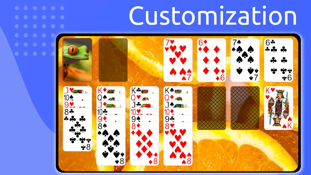 Взломанная Solitaire на Андроид — Без рекламы и безлимитные подсказки — скриншот 5