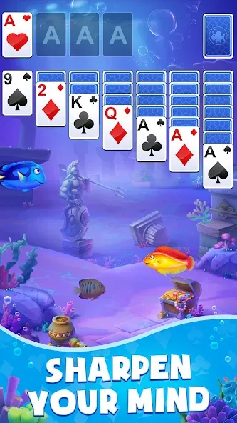 Скачать Solitaire: Fish Master — Последняя версия (Безлимитные монеты и рыбки) — скриншот 2 Скачать Solitaire: Fish Master — Последняя версия (Безлимитные монеты и рыбки) — скриншот 2