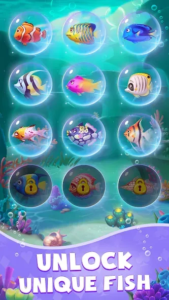 Скачать Solitaire: Fish Master — Последняя версия (Безлимитные монеты и рыбки) — скриншот 3 Скачать Solitaire: Fish Master — Последняя версия (Безлимитные монеты и рыбки) — скриншот 3