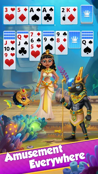 Solitaire - Klondike Card Game — Взломанная версия (Открыты все карты и уровни) — скриншот 4