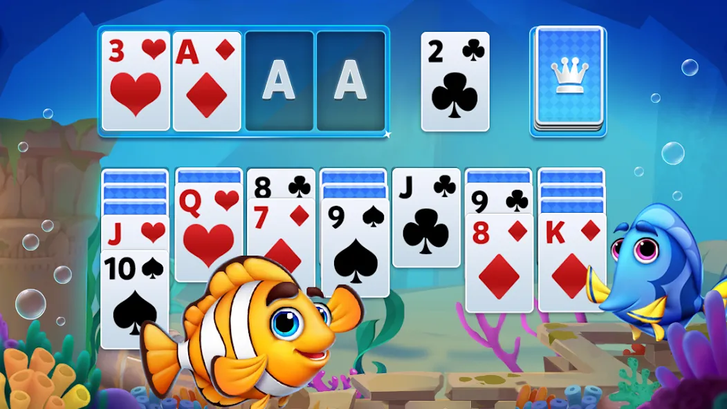 Solitaire - Klondike Card Game — Взломанная версия (Открыты все карты и уровни) — скриншот 5