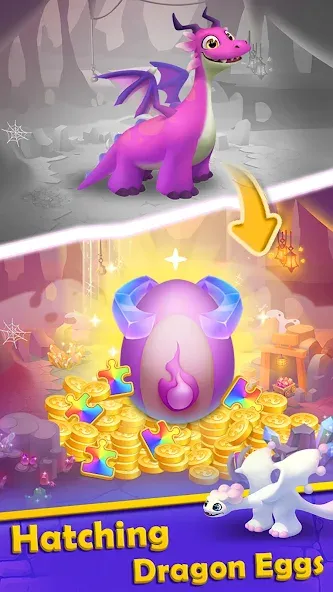 Скачать Solitaire Dragons MOD APK — Бесконечные монеты и бонусы — скриншот 5