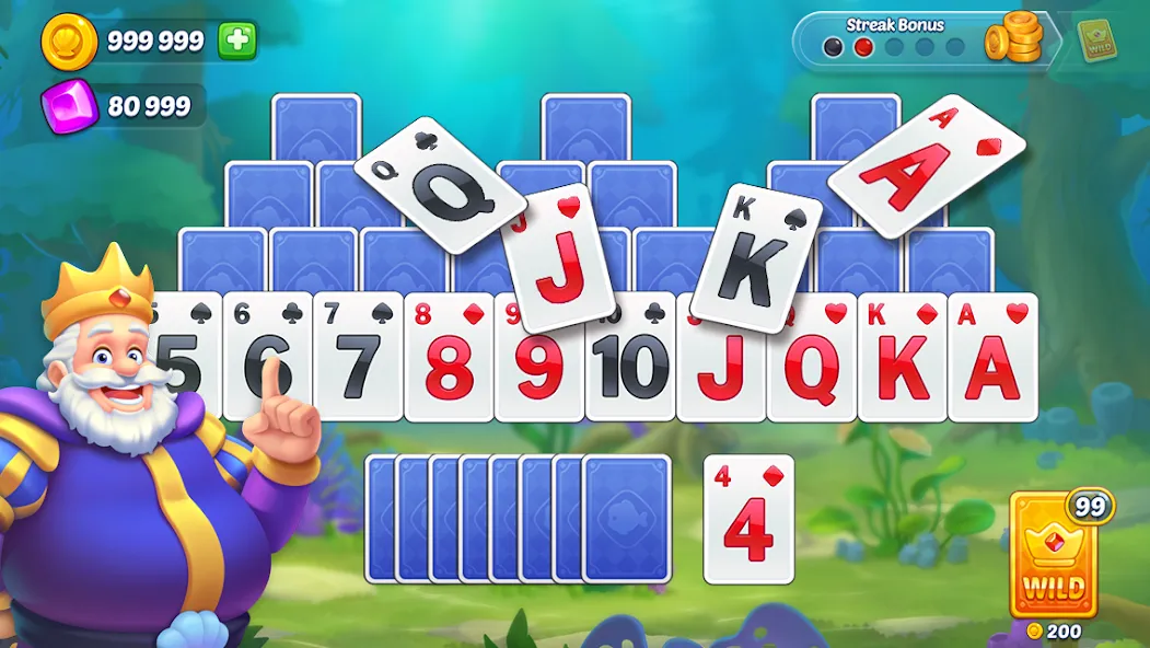 Взломанная Solitaire TriPeaks Fish на Андроид — Безлимитные монеты и бонусы — скриншот 1 Взломанная Solitaire TriPeaks Fish на Андроид — Безлимитные монеты и бонусы — скриншот 1