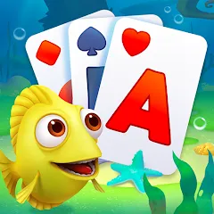 Взломанная Solitaire TriPeaks Fish на Андроид — Безлимитные монеты и бонусы