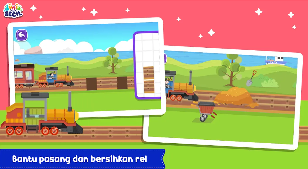 Взлом Kereta Api Dunia Secil — Безлимитные деньги и все поезда — скриншот 3