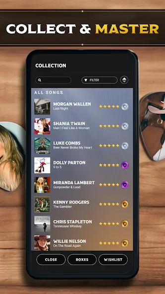 Скачать взломанную Country Star: Music Game — Безлимитные деньги и все песни — скриншот 3