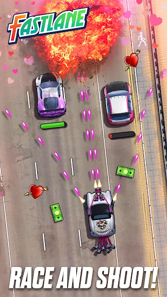 Скачать Fastlane: Road to Revenge — Безлимитные деньги и патроны — скриншот 1