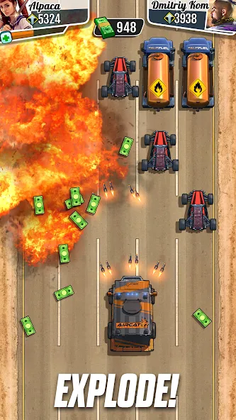 Скачать Fastlane: Road to Revenge — Безлимитные деньги и патроны — скриншот 4