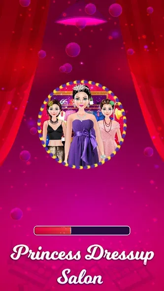 Princess Makeup Dressup Salon MOD APK на Android — Безлимитные деньги и всё открыто — скриншот 1