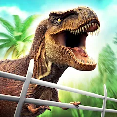 Скачать Jurassic Dinosaur: Dino Game на Андроид — Безлимитные деньги и мощные динозавры