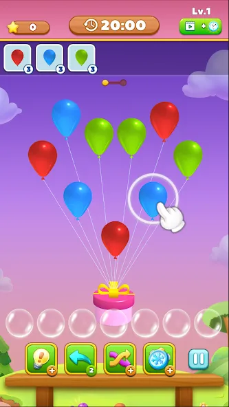 Скачать Match Triple Balloon (Мод: Безлимитные монеты и все уровни открыты) на Андроид — скриншот 4 Скачать Match Triple Balloon (Мод: Безлимитные монеты и все уровни открыты) на Андроид — скриншот 4