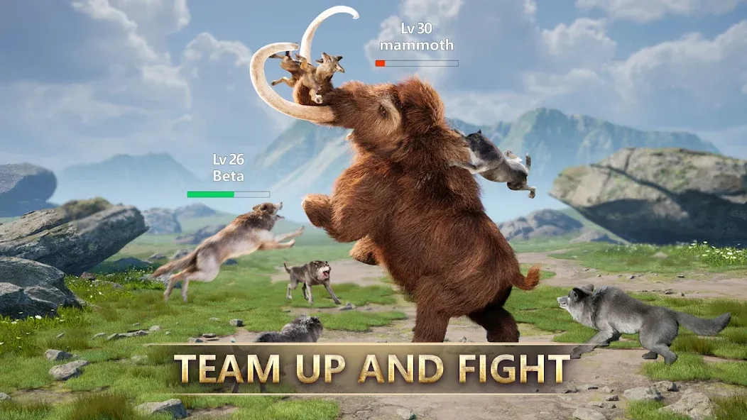 Скачать Wolf Game: Wild Animal Wars — Безлимитные ресурсы и мощные волки — скриншот 3