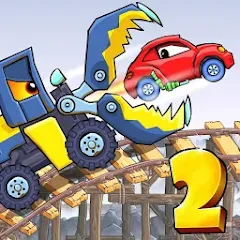 Car Eats Car 2 - Racing Game (Мод Безлимитные деньги и все машины открыты)