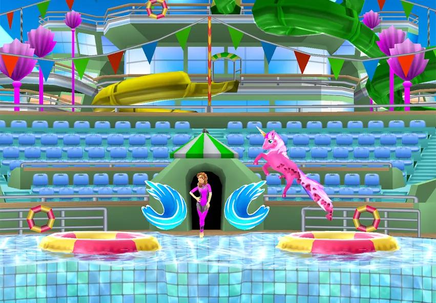 Скачать My Dolphin Show — Модификация Безлимитные монеты и разблокированы уровни — скриншот 2
