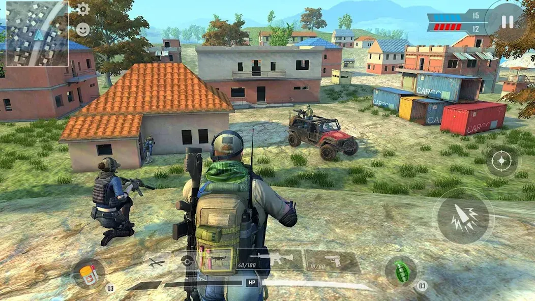 Commando War Army Game Offline — Безлимитные патроны и здоровье — скриншот 3