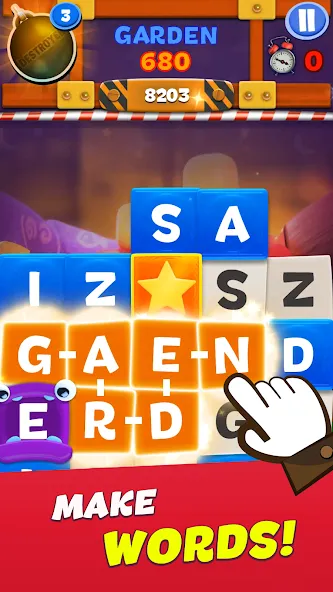 Скачать взлом Toy Words play together online на Андроид — Открыты все уровни и подсказки — скриншот 2