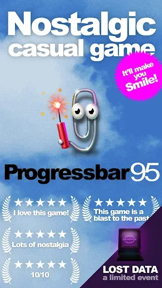 Progressbar95 - nostalgic game Mod APK Без рекламы и бесконечные жизни — Скачать на Андроид — скриншот 1