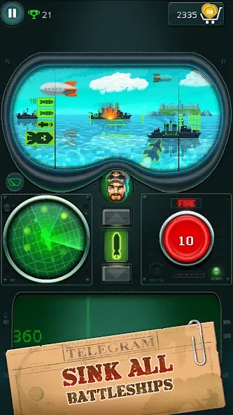You Sunk - Submarine Attack MOD APK — Безлимитные ракеты и здоровье — скриншот 1 You Sunk - Submarine Attack MOD APK — Безлимитные ракеты и здоровье — скриншот 1