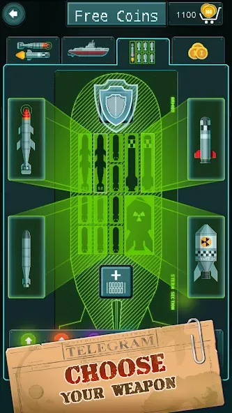 You Sunk - Submarine Attack MOD APK — Безлимитные ракеты и здоровье — скриншот 2 You Sunk - Submarine Attack MOD APK — Безлимитные ракеты и здоровье — скриншот 2