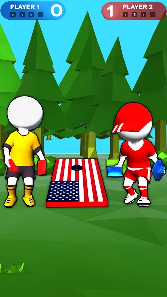 Cornhole League - Board Games Mod APK Безлимитные деньги и открыты все уровни — Скачать на Андроид — скриншот 1