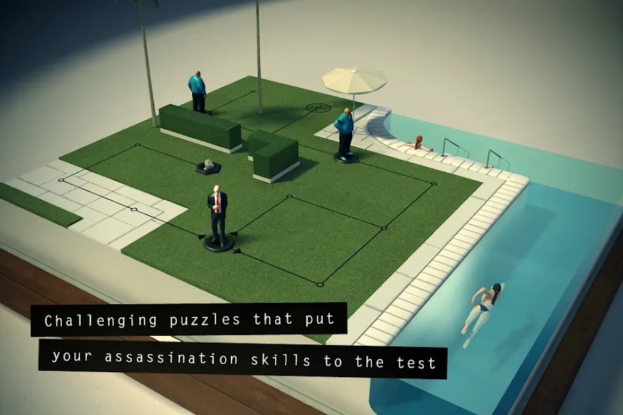 Скачать Hitman GO (Мод: Безлимитные подсказки и открытые уровни) на Андроид — скриншот 2 Скачать Hitman GO (Мод: Безлимитные подсказки и открытые уровни) на Андроид — скриншот 2