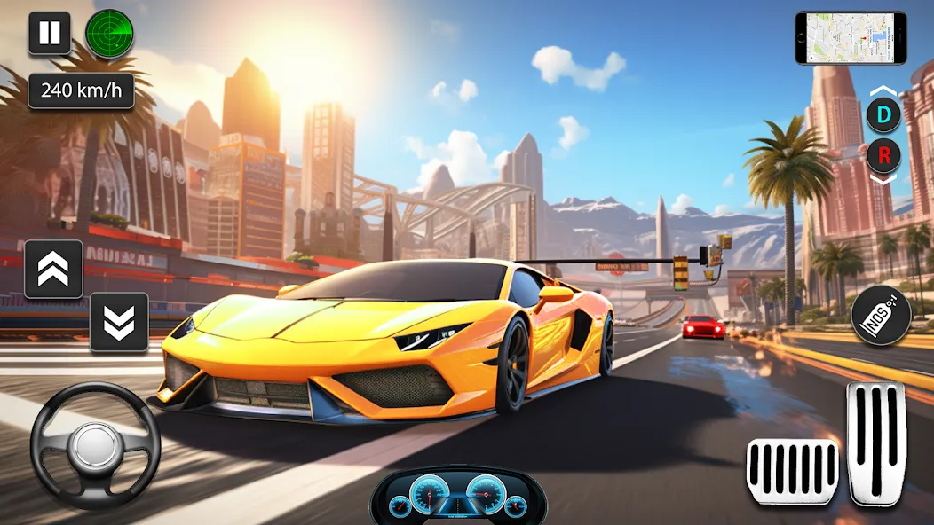 Скачать GT Car Stunt : Ramp Car Stunts (Мод: Безлимитные деньги и все машины) на Андроид — скриншот 1