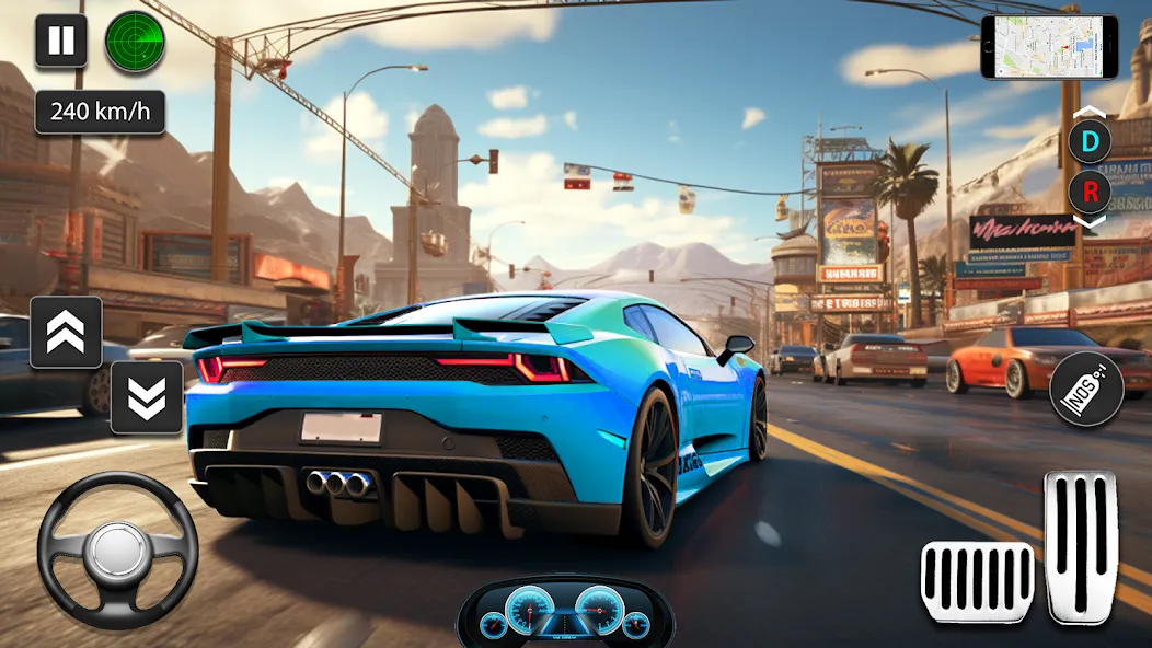 Скачать GT Car Stunt : Ramp Car Stunts (Мод: Безлимитные деньги и все машины) на Андроид — скриншот 2