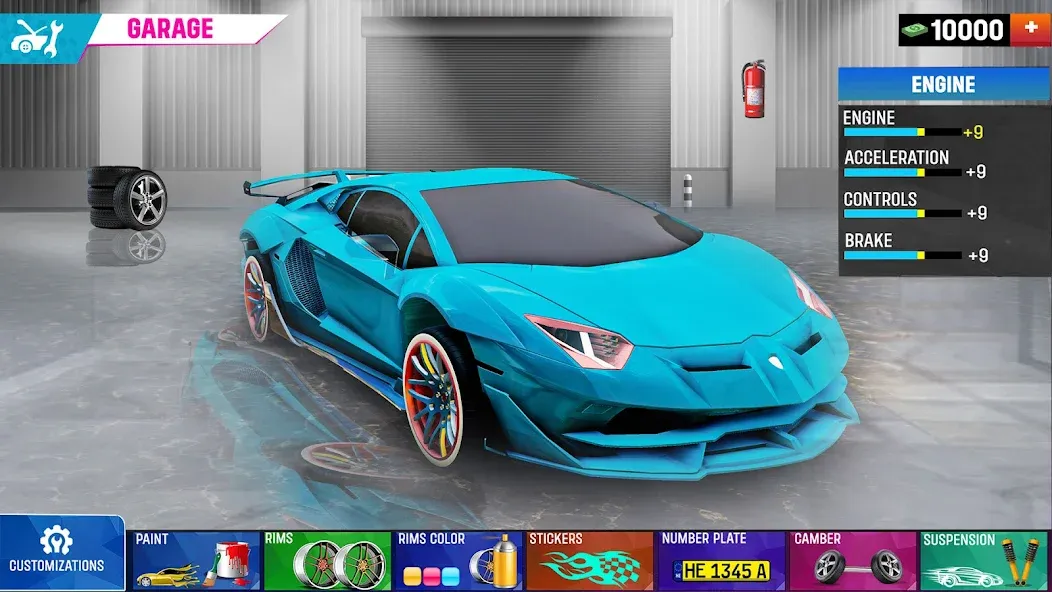 Скачать GT Car Stunt : Ramp Car Stunts (Мод: Безлимитные деньги и все машины) на Андроид — скриншот 4