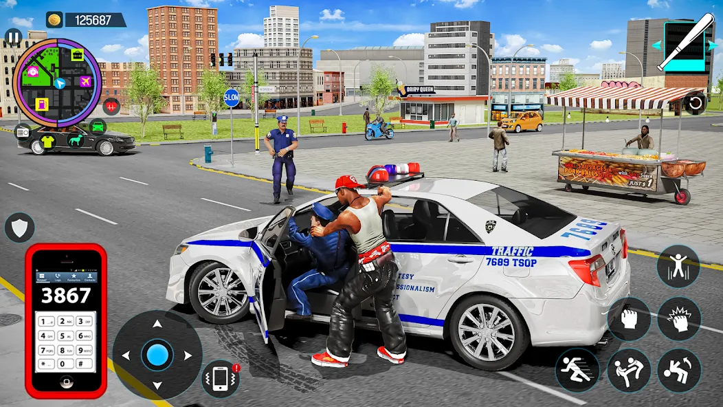 Gangster Mafia City Crime Game на Андроид — Безлимитные деньги и оружие — скриншот 3