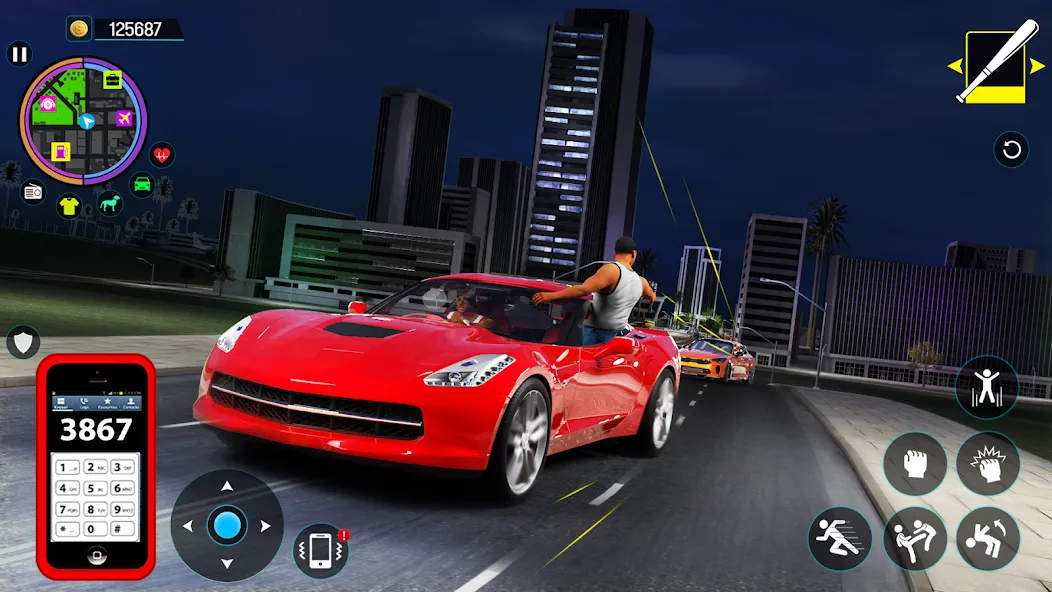 Gangster Mafia City Crime Game на Андроид — Безлимитные деньги и оружие — скриншот 5