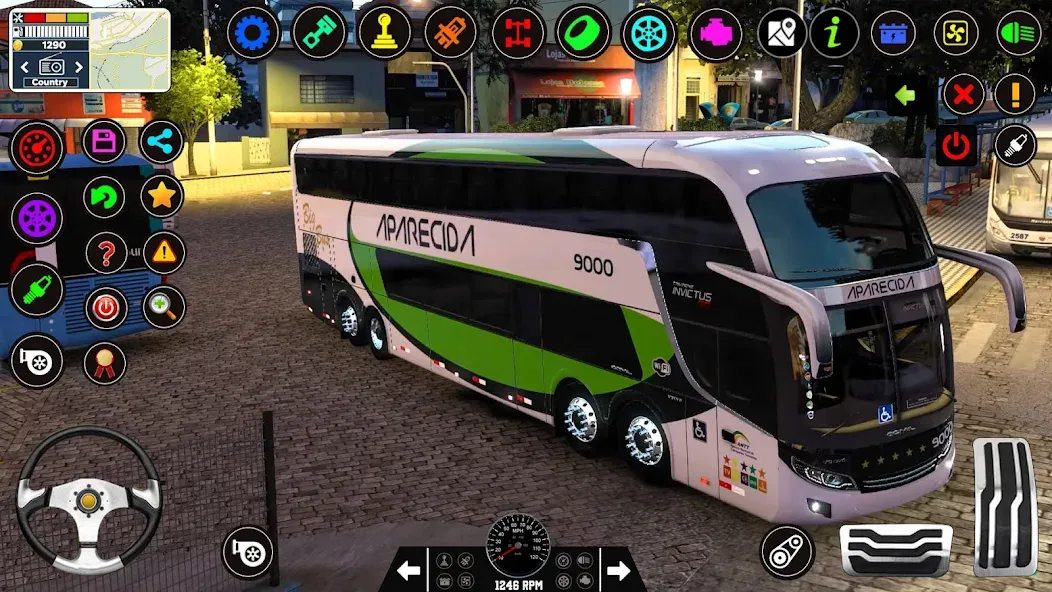 Bus Driving Games 3D: Bus Game — Мод: Безлимитные деньги и все автобусы — скриншот 2