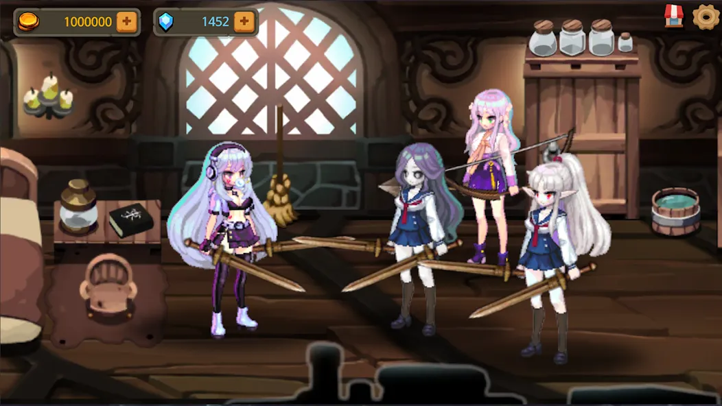 Взломанная Dungeon Princess 2! : RPG на Андроид — Безлимитные деньги и усиленные герои — скриншот 1