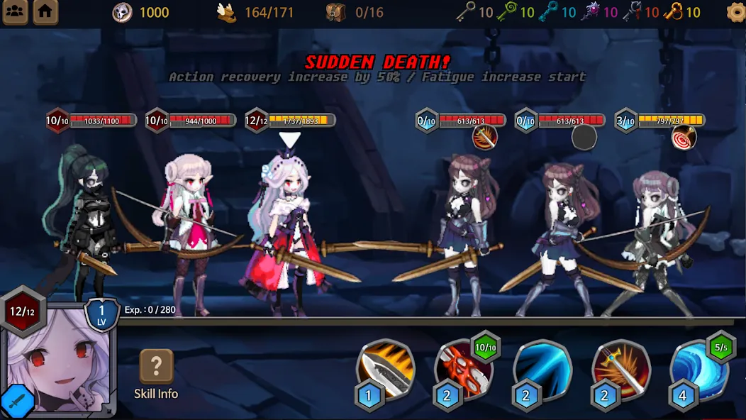 Взломанная Dungeon Princess 2! : RPG на Андроид — Безлимитные деньги и усиленные герои — скриншот 4