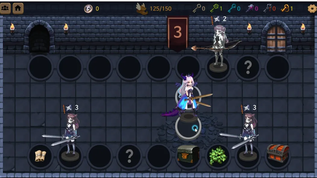 Взломанная Dungeon Princess 2! : RPG на Андроид — Безлимитные деньги и усиленные герои — скриншот 5