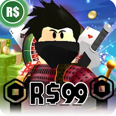 Скачать Robux For Robux , Casino Robux (Мод: Безлимитные монеты и бонусы) на Андроид