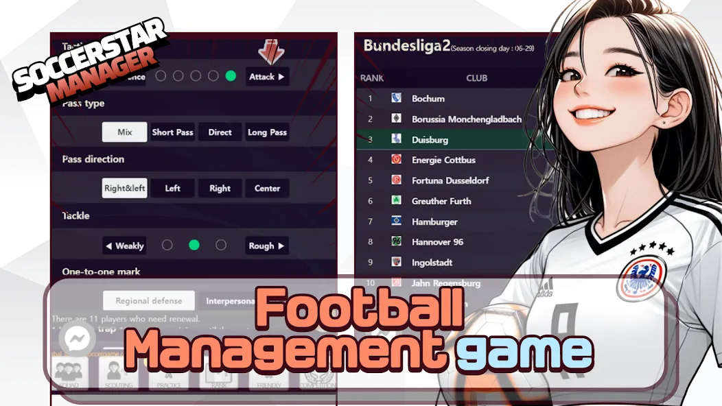 Скачать SSM - Football Manager Game — Последняя версия (Безлимитные деньги и игроки) — скриншот 1 Скачать SSM - Football Manager Game — Последняя версия (Безлимитные деньги и игроки) — скриншот 1
