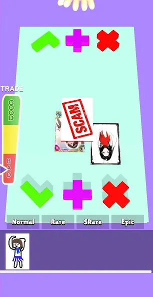 Card Run : Anime Evolution MOD APK — Безлимитные монеты и все карты — скриншот 3