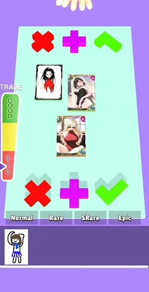 Card Run : Anime Evolution MOD APK — Безлимитные монеты и все карты — скриншот 4