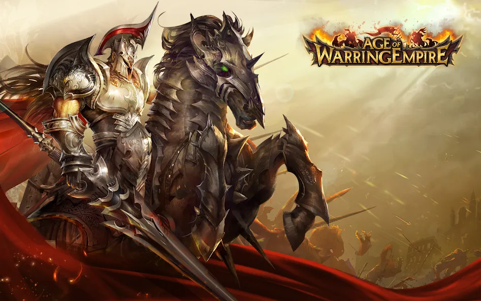Скачать Age of Warring Empire — Модификация Безлимитные ресурсы и мощная армия — скриншот 1