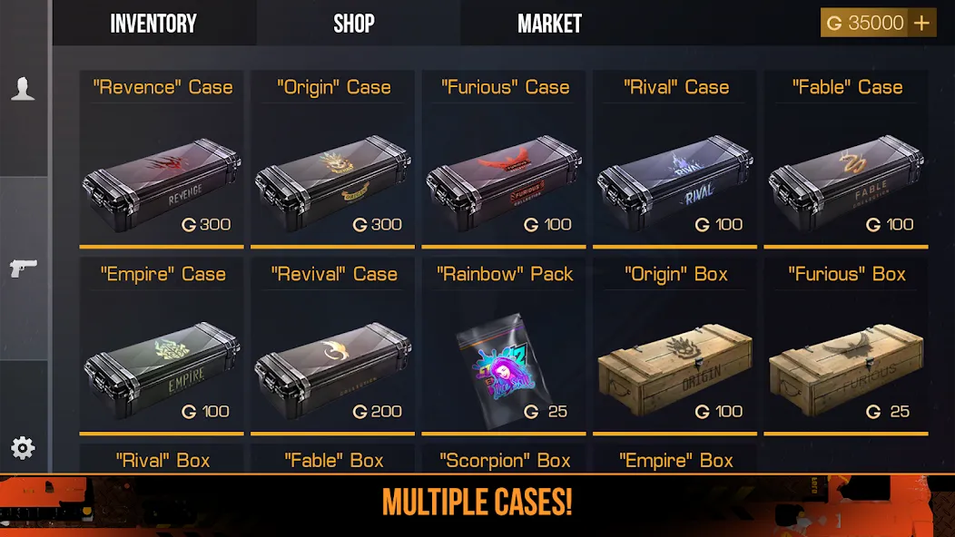Case Opener: Skins Simulator MOD APK на Android — Бесконечные монеты и все скины — скриншот 4